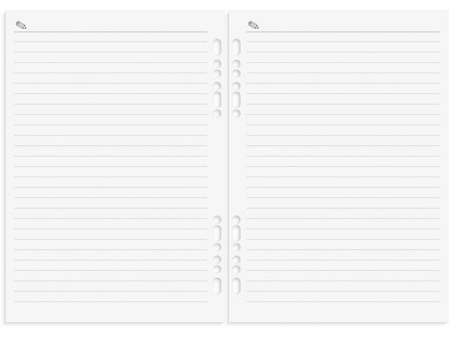 Business Systemkalender 2026 skinn svart