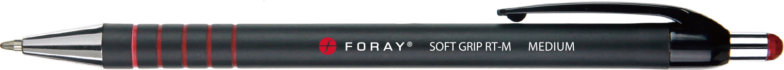 Kulspetspenna Soft Grip r&ouml;d