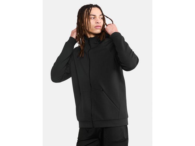 Hoodie zip CRAFT Adv Join svart