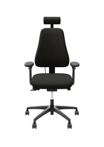 Kontorsstol LD6340 med svankstöd svart