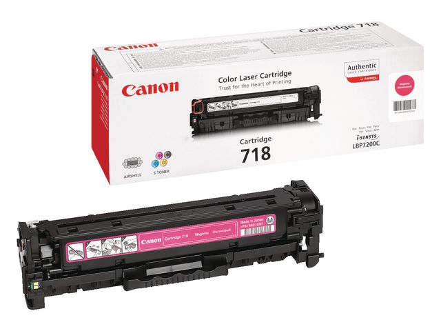 Toner Canon 718M 2,9k magenta