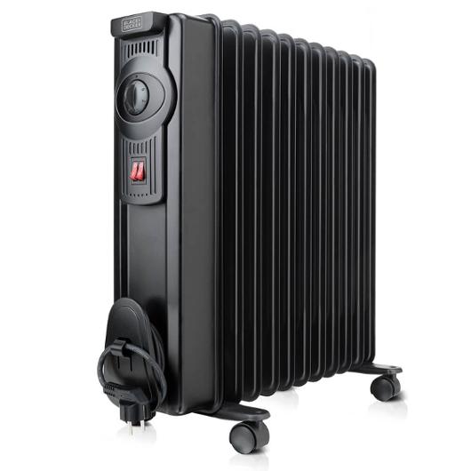 Oljelement BLACK&DECKER 1500W svart