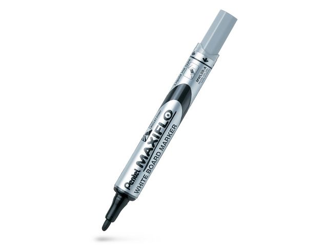 Whiteboardpenna PENTEL Maxiflo rund sv
