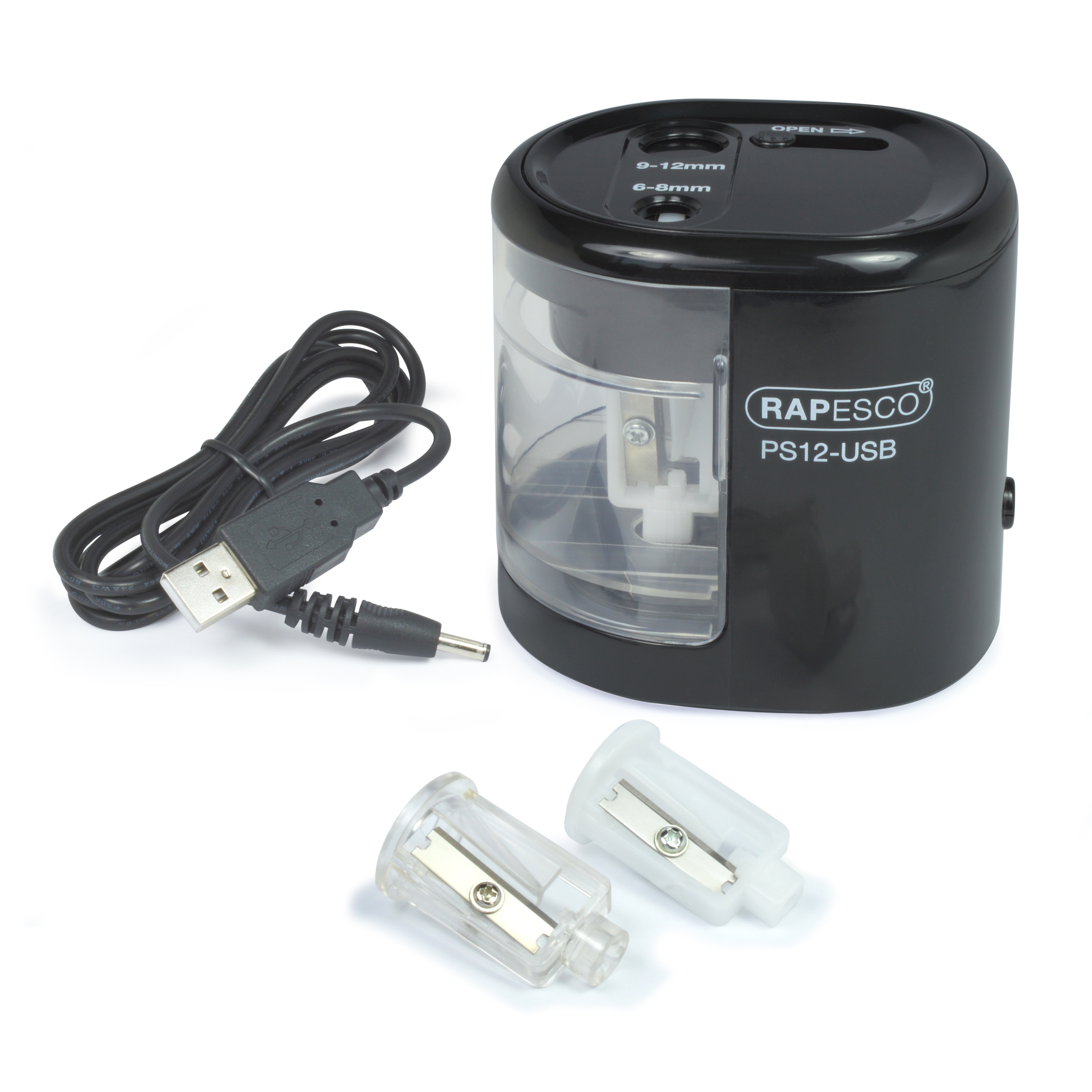 Pennvässare Rapesco USB-laddning/batteri