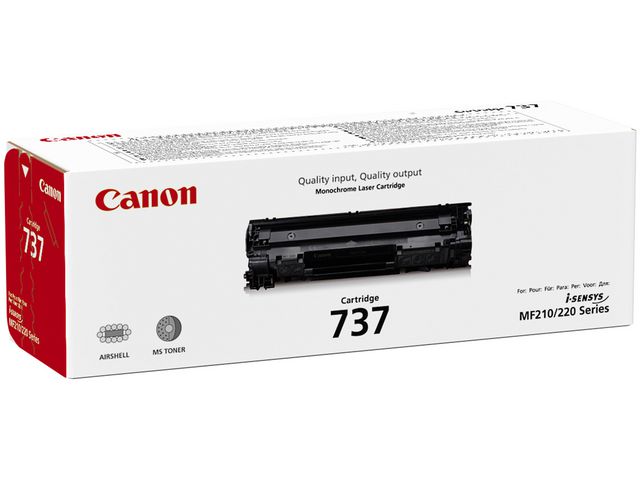 Toner Canon CRG 737 svart