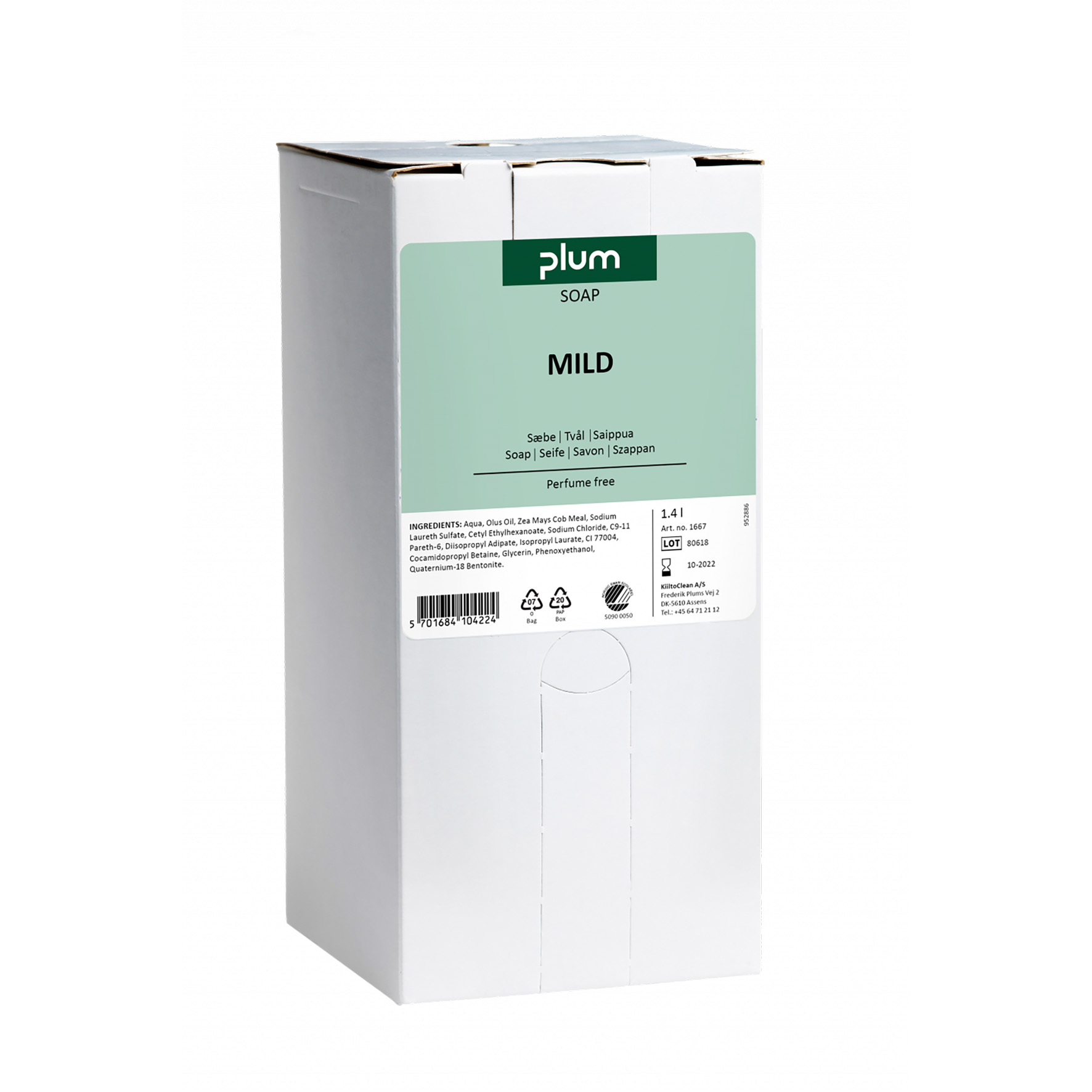 Tvål Flytande Plum Mild 1,4 liter