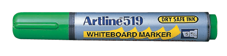 Whiteboard-penna Artline 519 sned grön