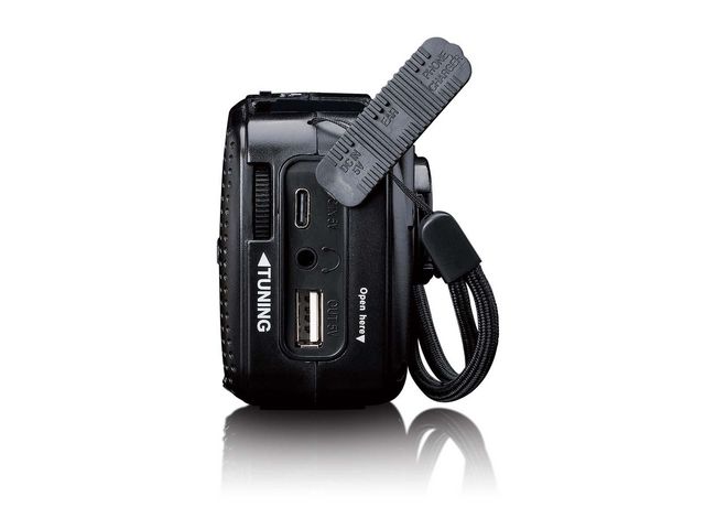 Vevradio LENCO Ficklampa+Powerbank