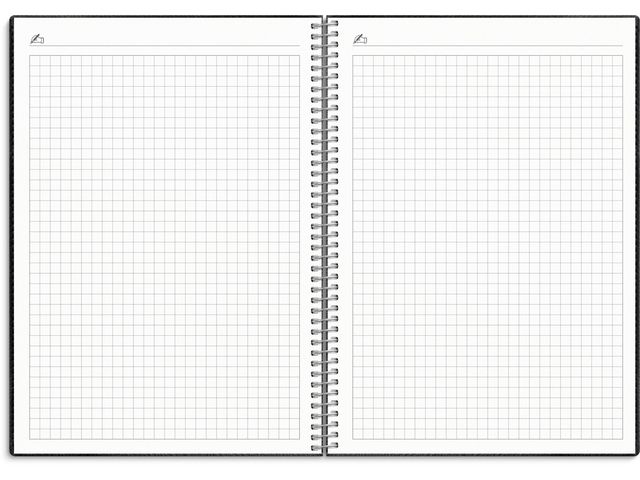 Kalender Study Twist svart A5 25/26