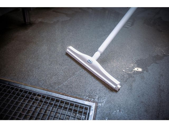 Golvskrapa VIKAN Hygien dubbel 40cm vit