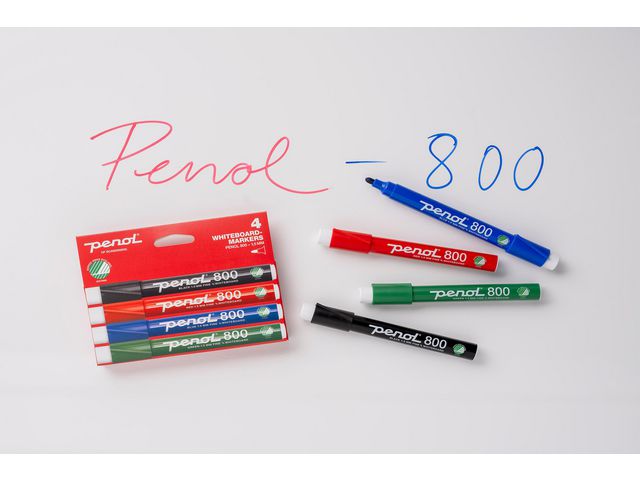 Whiteboard-penna Penol 800 rund 4 st/fp