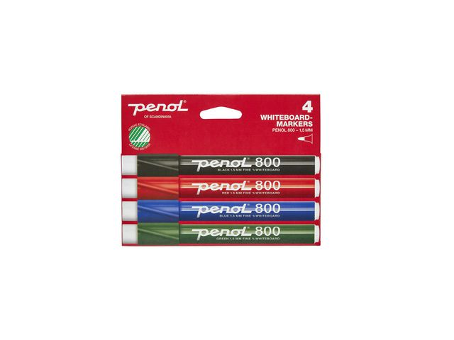 Whiteboard-penna Penol 800 rund 4 st/fp