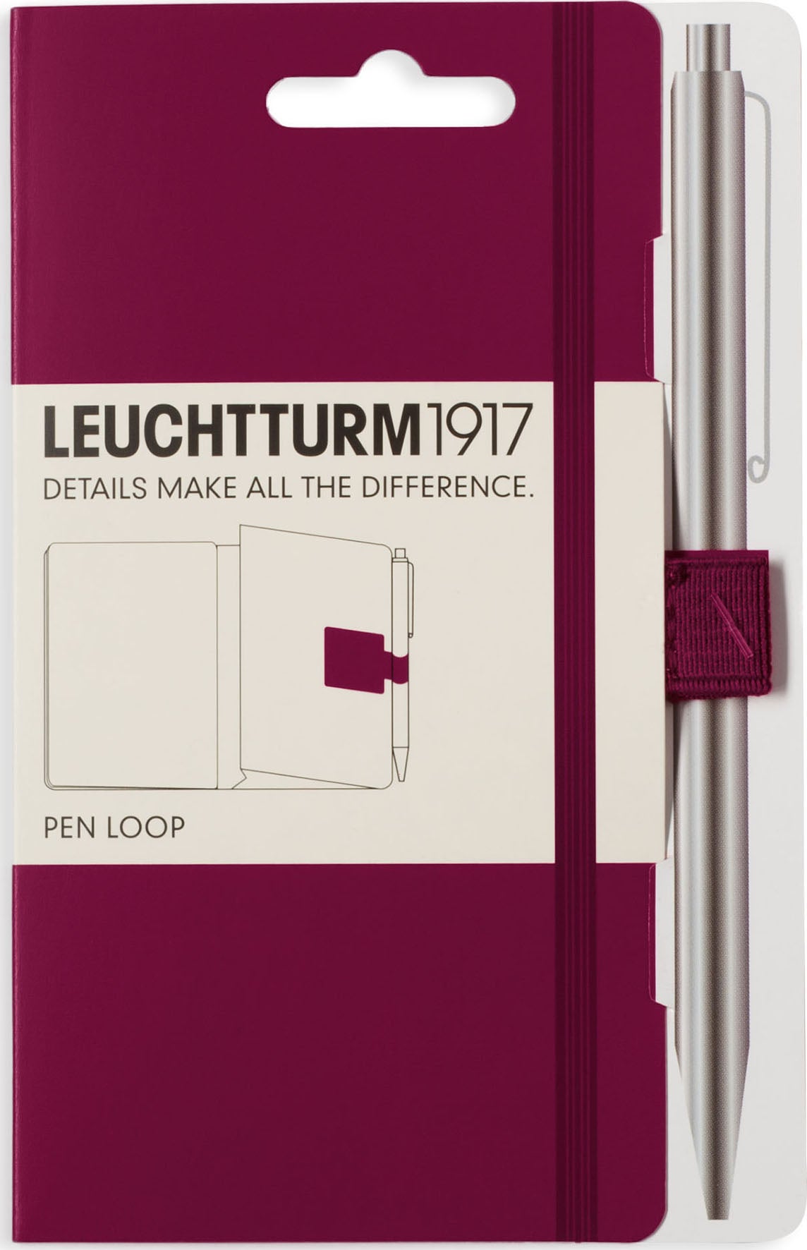 Pennhållare Pen loop Port Red