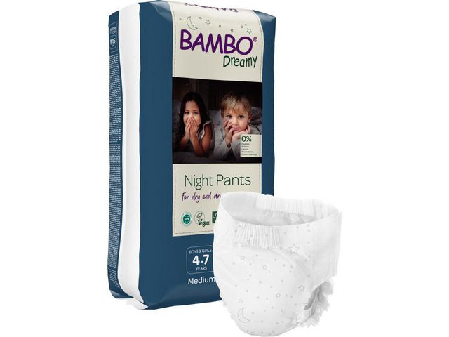 Blöja BAMBO Night Pants 15-35kg 10/fp