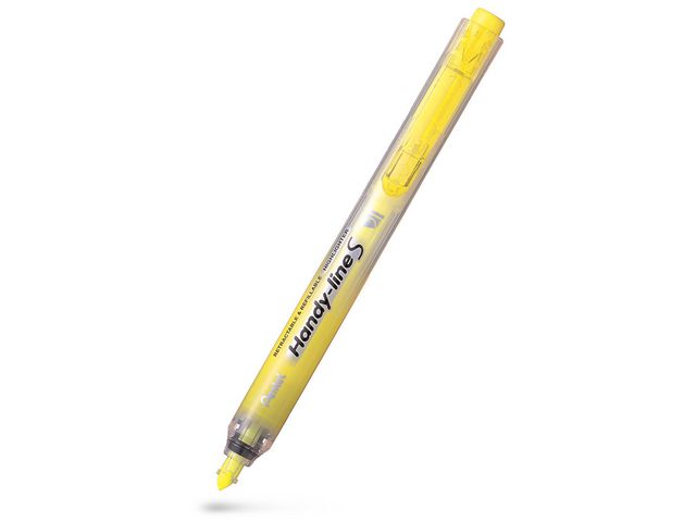 Överstrykningspenna PENTEL Clicker gul