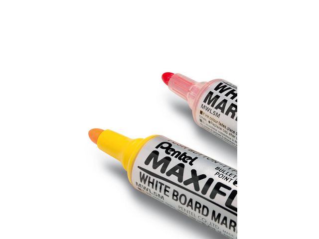Whiteboardpenna PENTEL Maxiflo 1,5mm röd