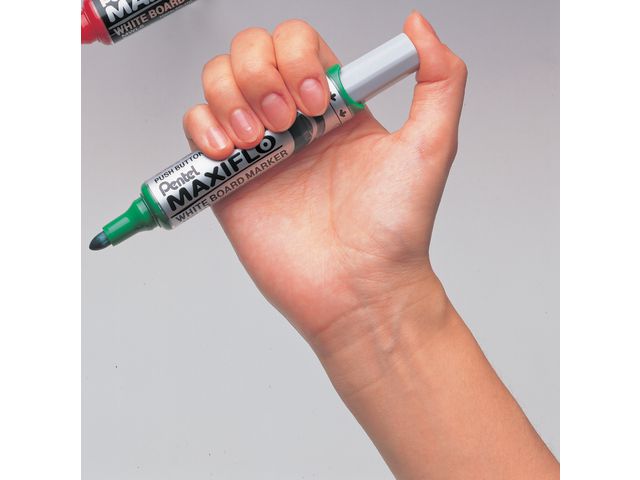 Whiteboardpenna PENTEL Maxiflo 1,5 grön
