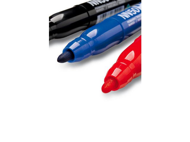 Märkpenna perm. PENTEL N50 rund svart