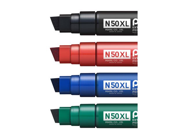 Märkpenna perm. PENTEL N50XL sned röd