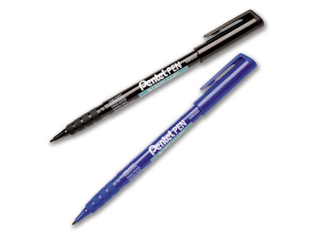 Märkpenna perm. PENTEL fine svart