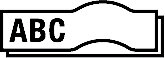 Märkband Flex D1 sv/vit 12mm