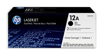 Toner HP Q2612AD svart 2/fp