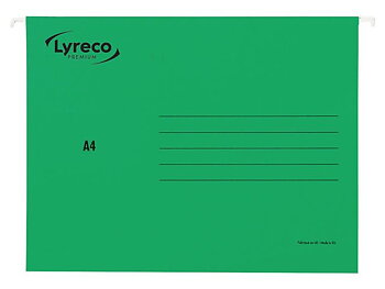 Hängmapp LYRECO A4 grön 25/fp