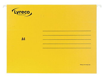 Hängmapp LYRECO A4 gul 25/fp