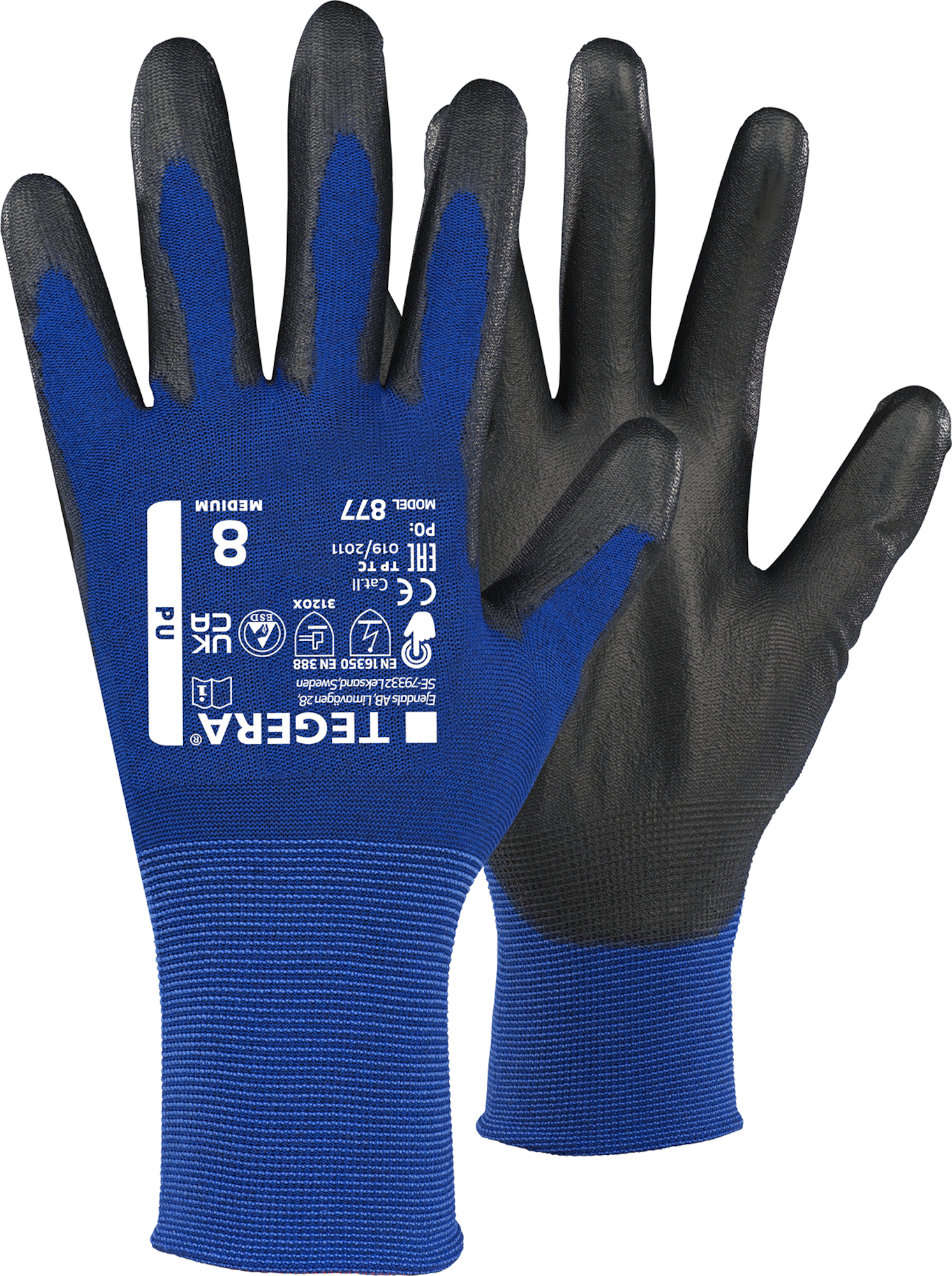 Handske 877 ESD touch 12