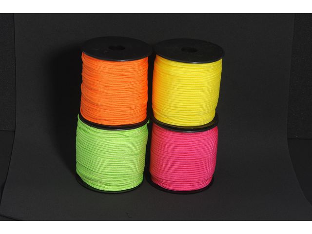 Paracordrem tunn neonfärger 4/fp