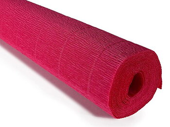 Kräppapper kraftigt 180gr Vinröd