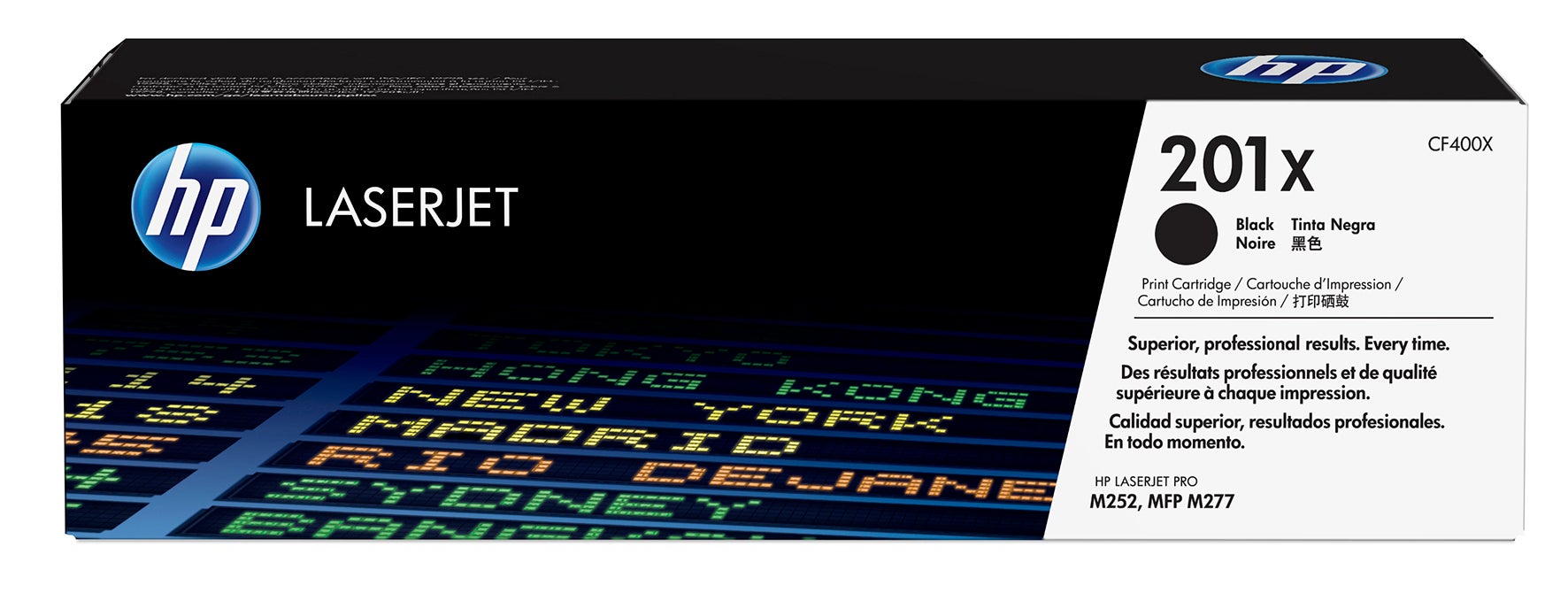 Toner HP 201X CF400X Svart 2,8k