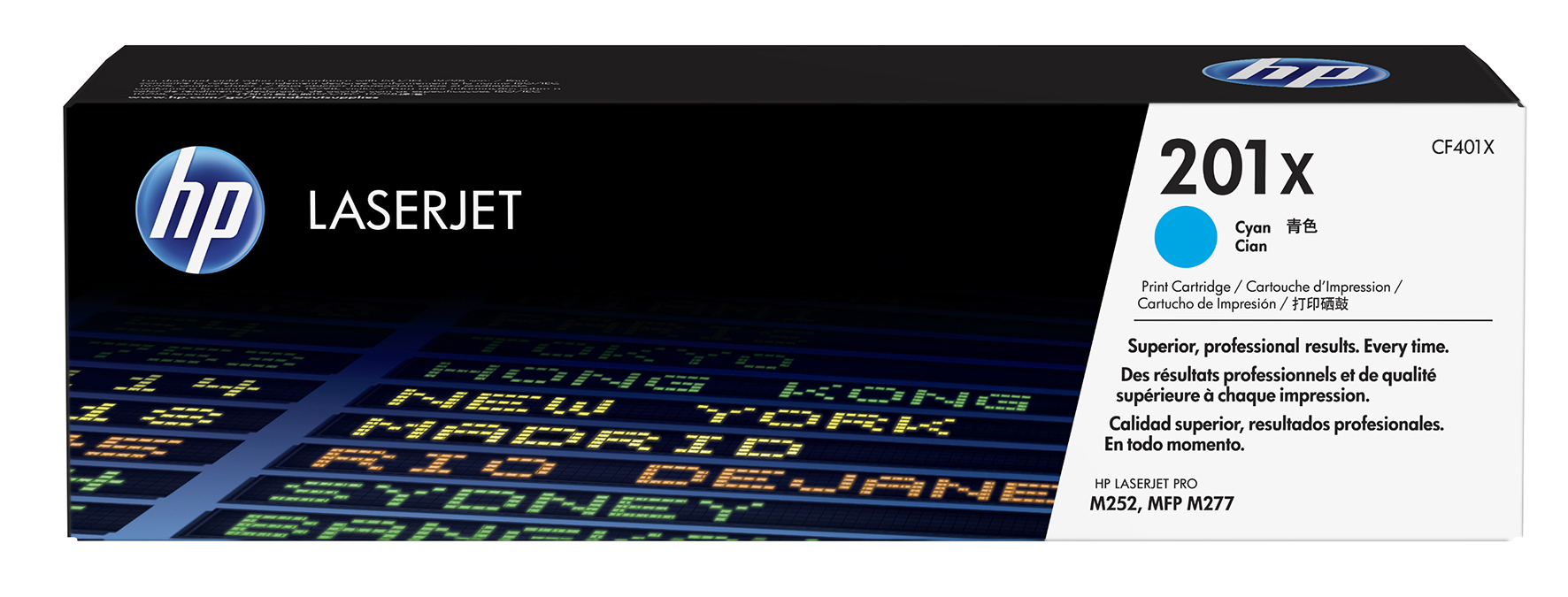 Toner HP 201X CF401X 2,3k Cyan