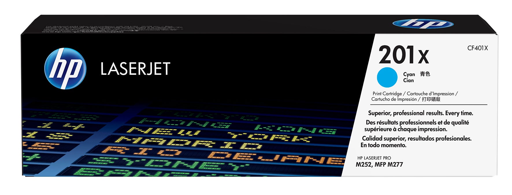 Toner HP 201X CF401X Cyan 2,3k