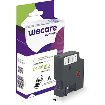 Märkband Wecare D1 9mm sva/vit