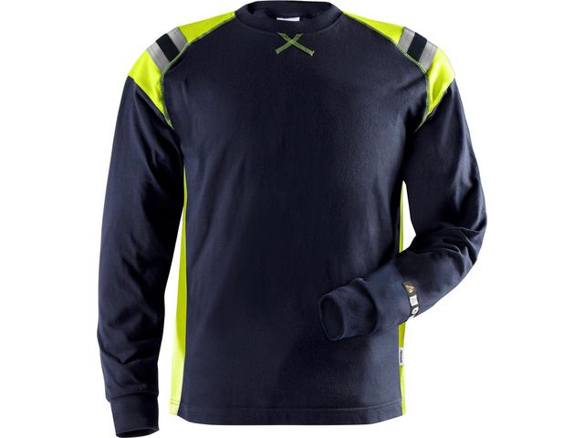 Långärmad T-shirt Flam 7072 Marin XS