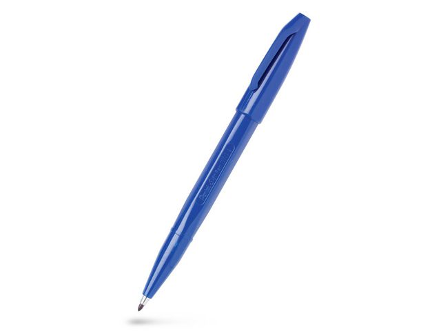 Fiberpenna PENTEL Sign Pen bl&aring;