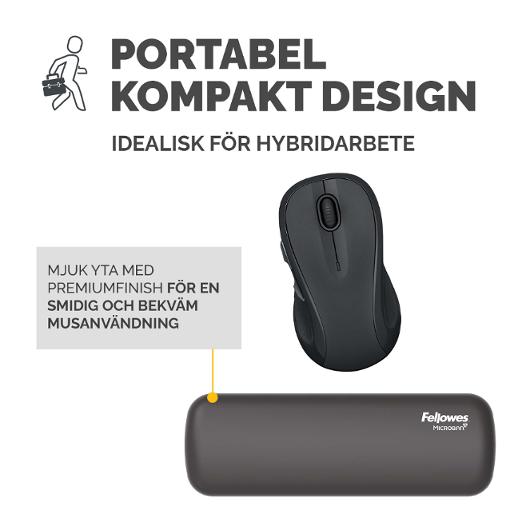 Handledsstöd mus FELLOWES Breyta svart