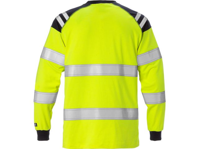T-Shirt Flam Kl 3 Gul/Marin XS