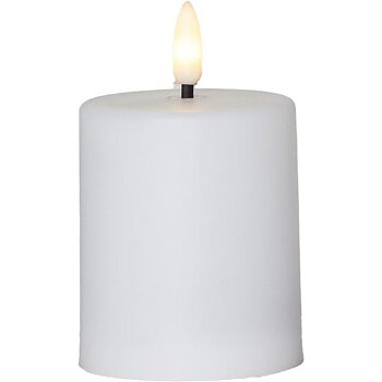 Blockljus STAR T LED Paula 10cm vit