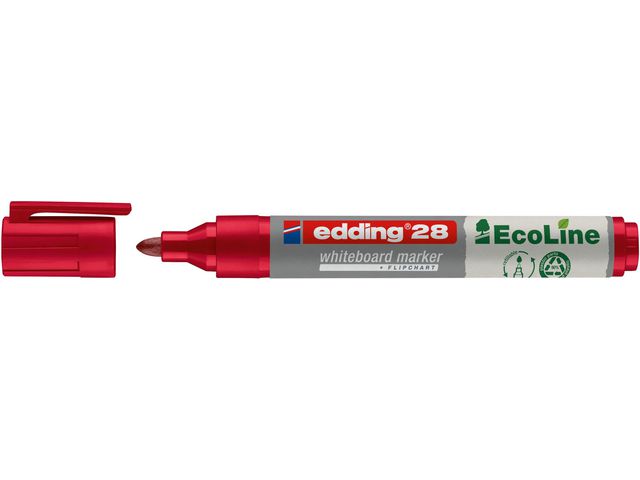 Whiteboardpenna EDDING Eco 28 röd