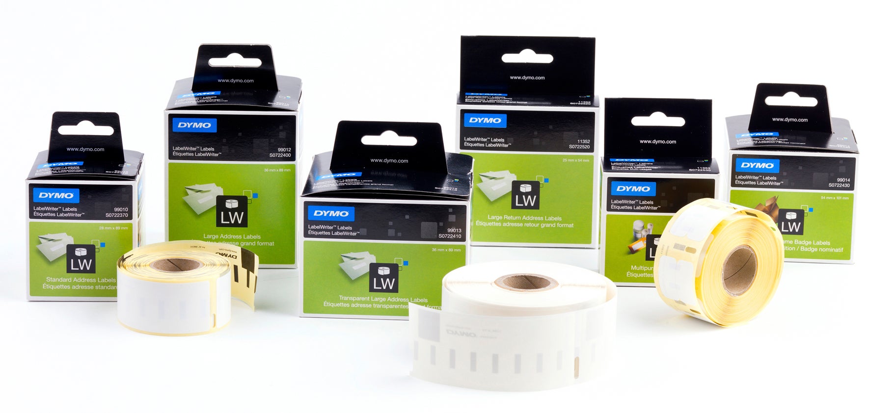 Etikett Dymo 50 x 12 mm 220 st/fp
