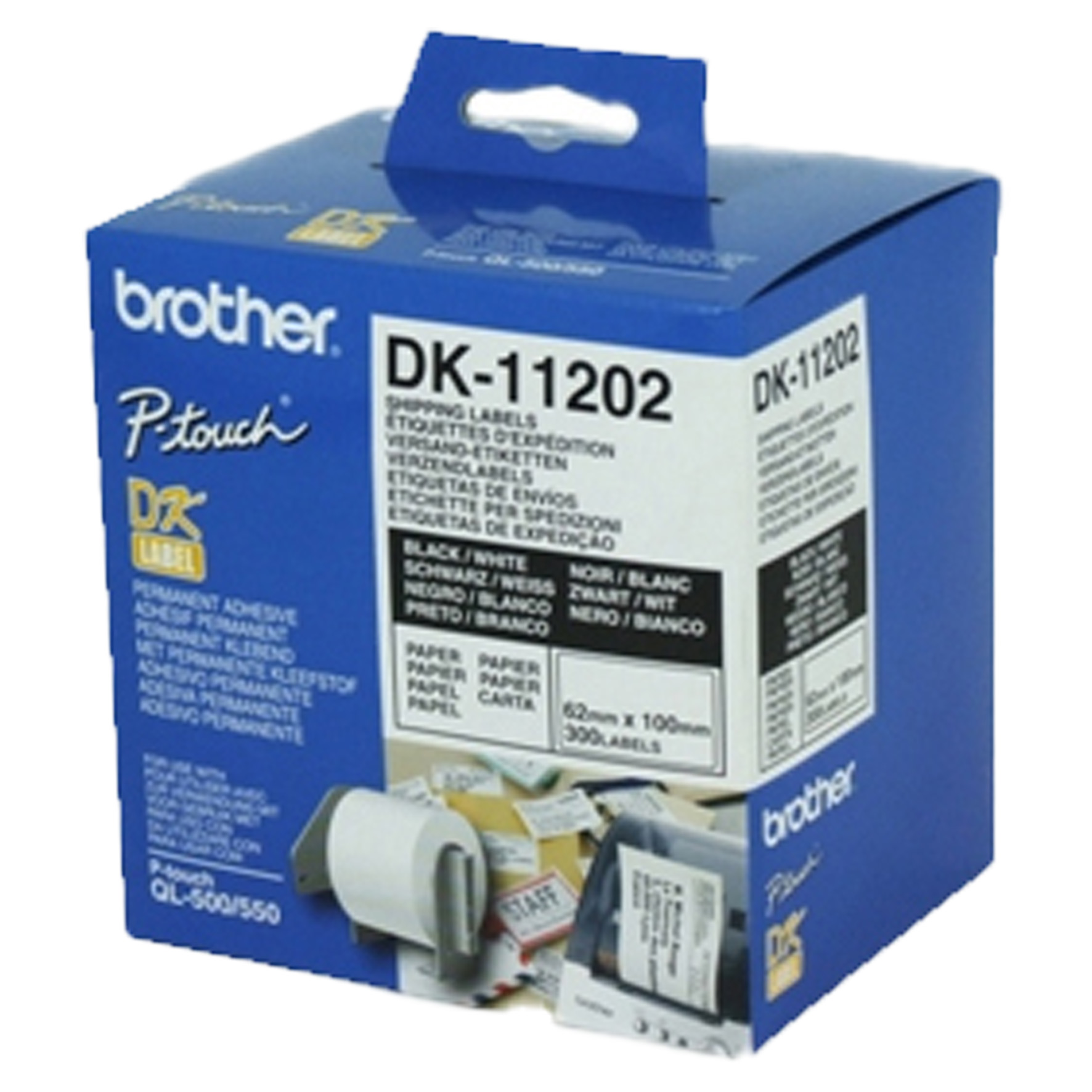 Etikett DK11202 100x62 300/rl