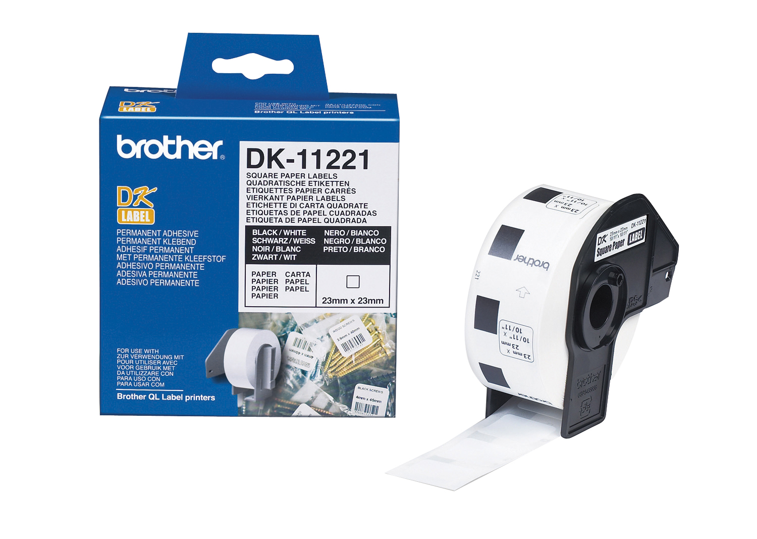 Etikett DK22211 film 15 m x 29 mm