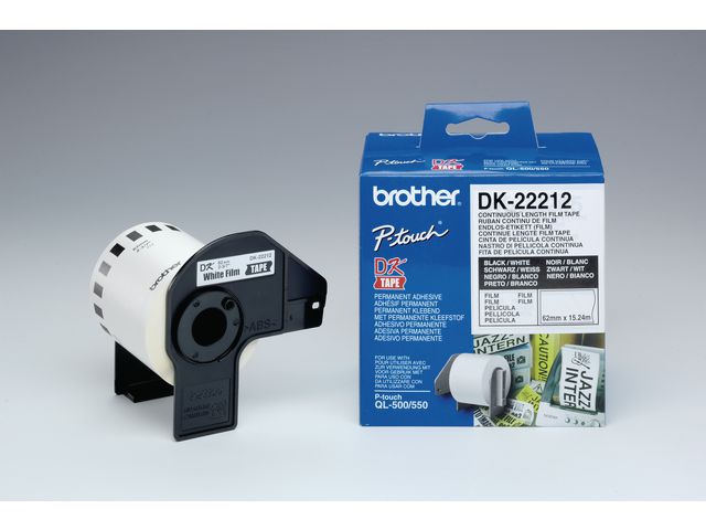 Etikett DK22212 film 15 m x 62 mm