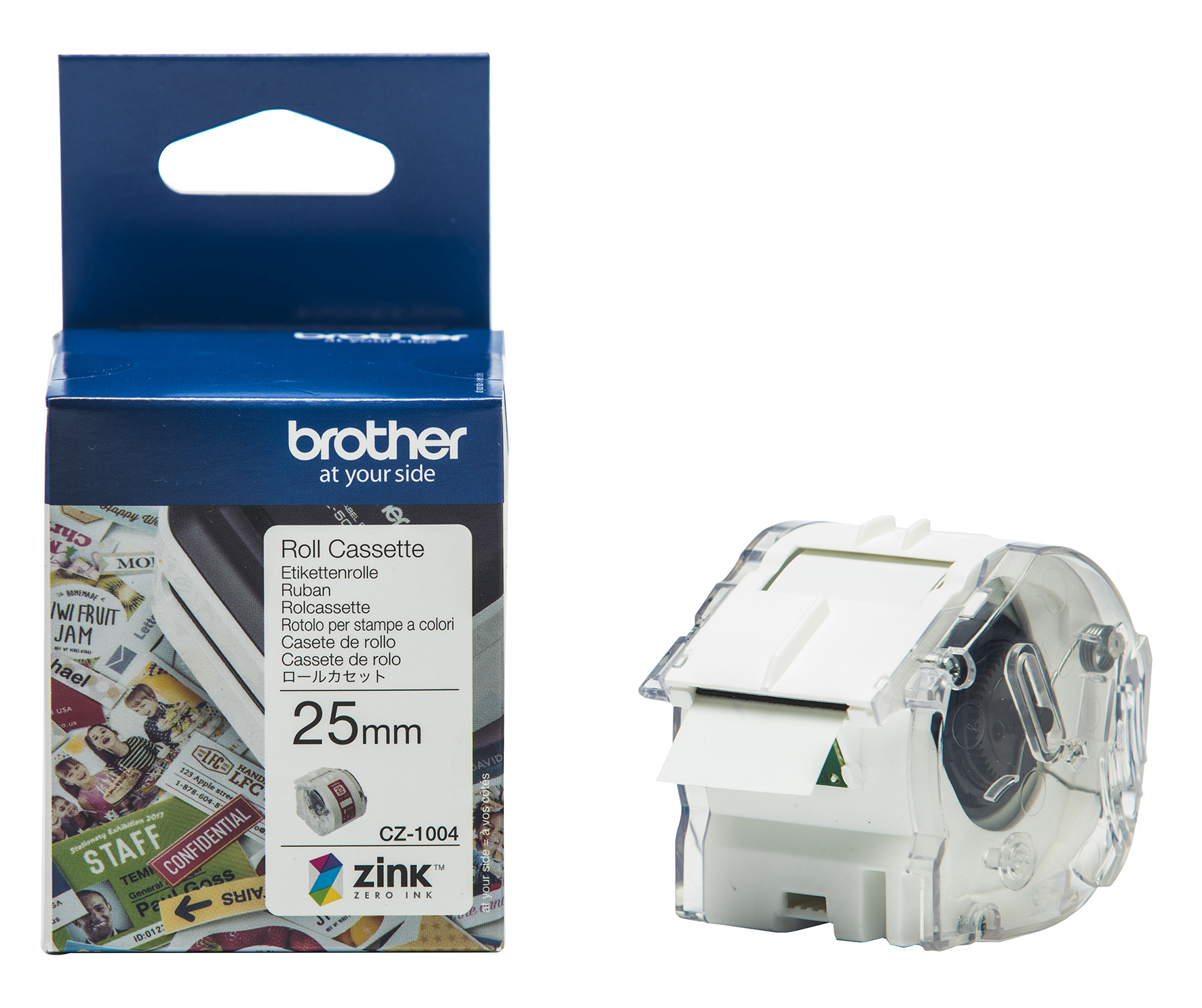 Etikett Brother CZ1004 25 mm 5 meter