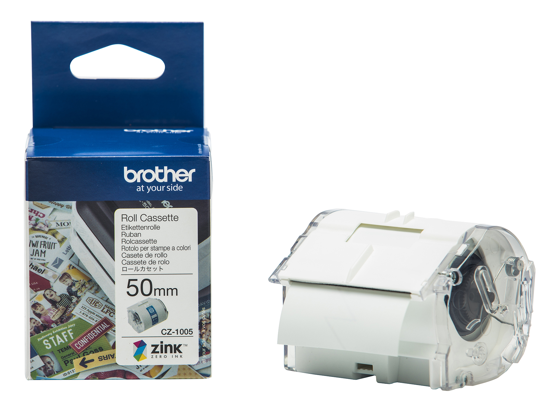 Etikett Brother CZ1005 50 mm 5 meter