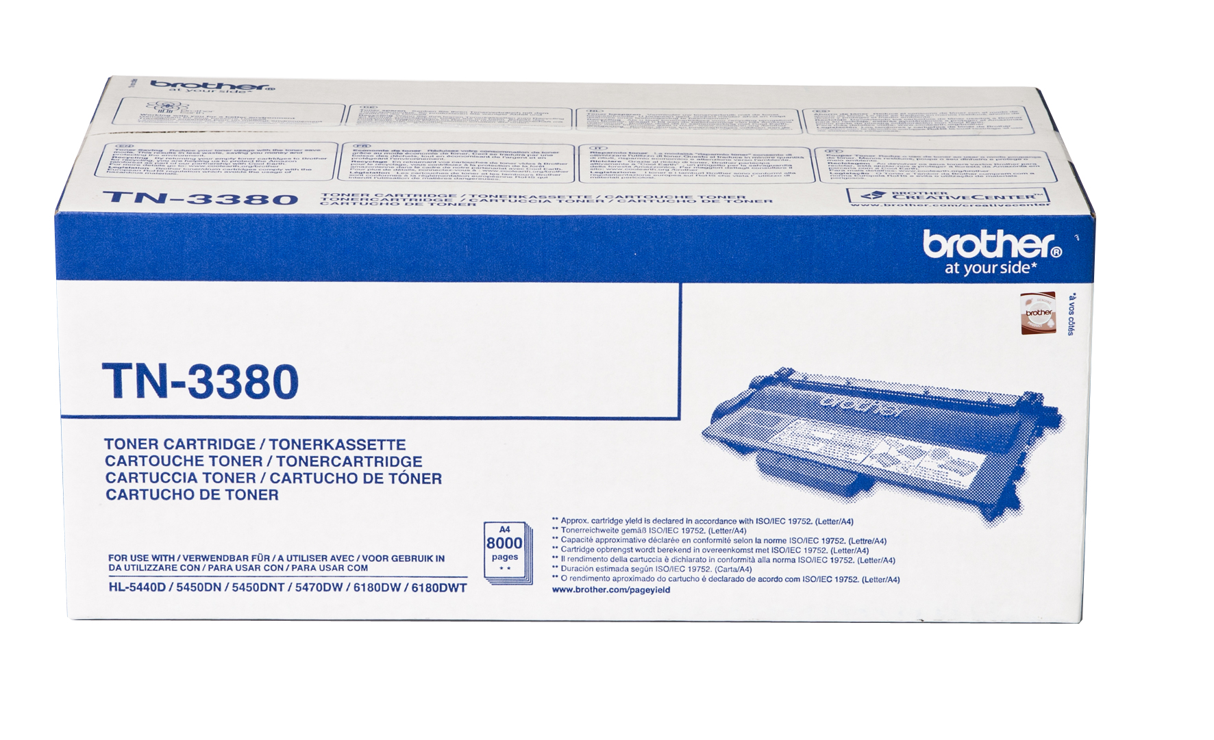 Toner Brother TN3380 8k svart