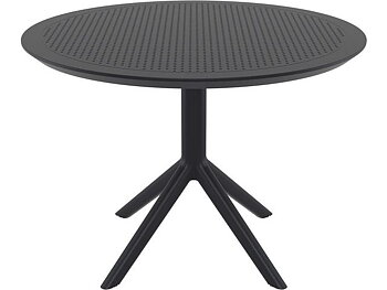 Bord SIESTA Sky runt 105cm svart