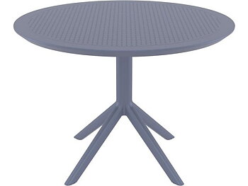 Bord SIESTA Sky runt 105cm m.grå